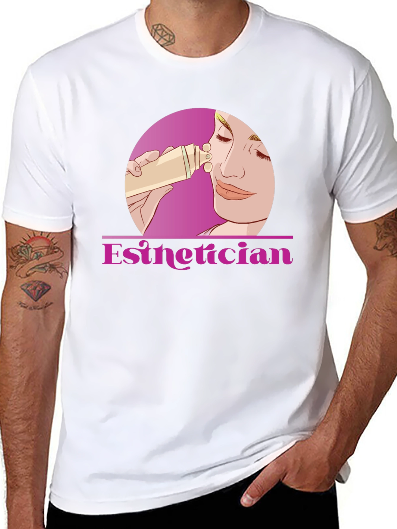 Esthetician T-Shirt - Black Beauty Skin Care Tee
