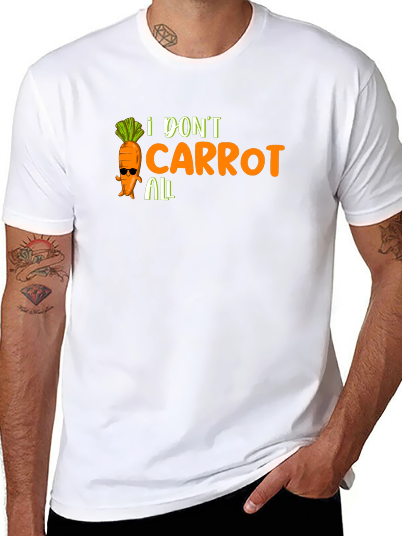 I Dont Carrot All Graphic T-Shirt