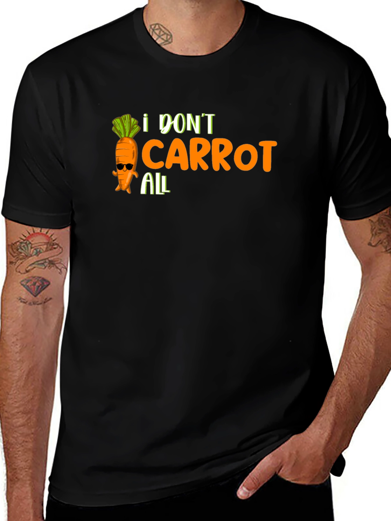 I Dont Carrot All Graphic T-Shirt