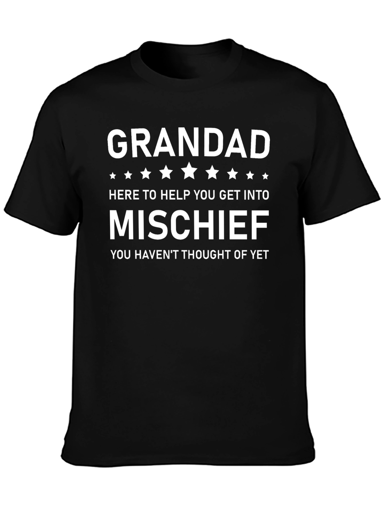 Grandad Mischief T-Shirt - Funny Gift for Grandfathers