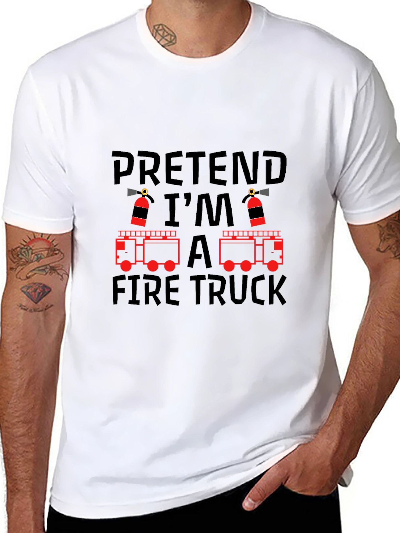 Pretend Im a Fire Truck T-Shirt