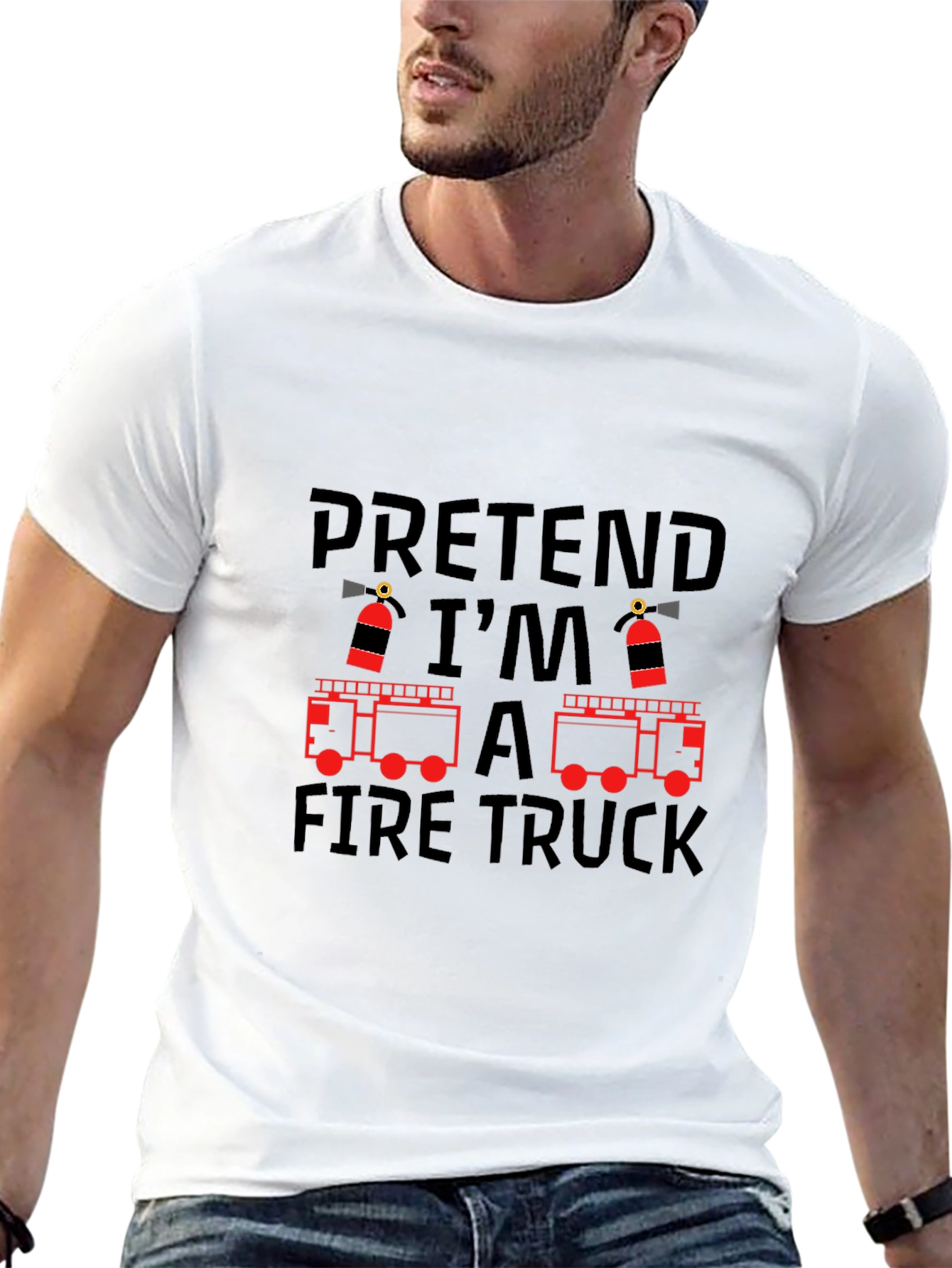 Pretend Im a Fire Truck T-Shirt