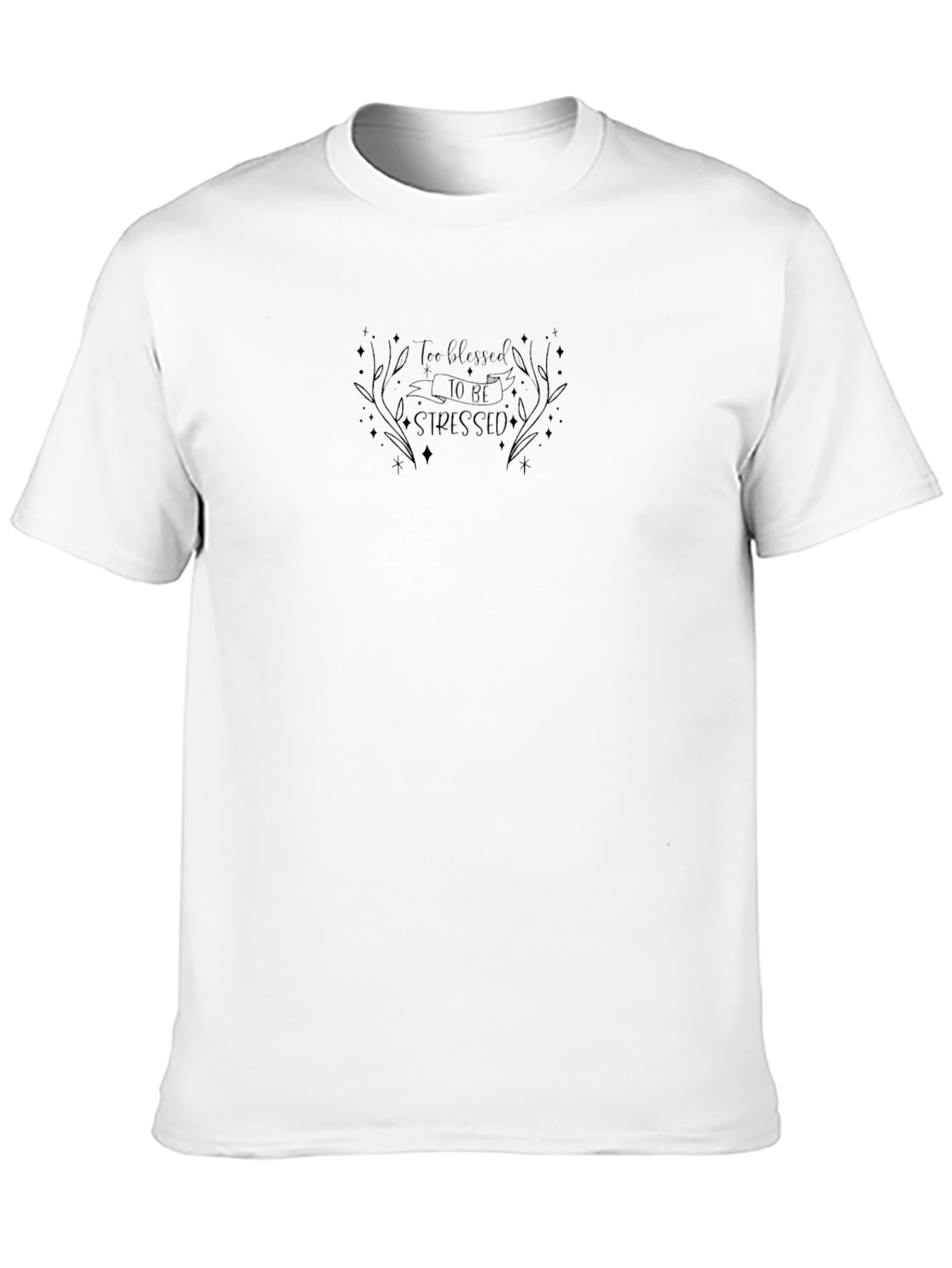 Too Blessed to Be Stressed Graphic Tee