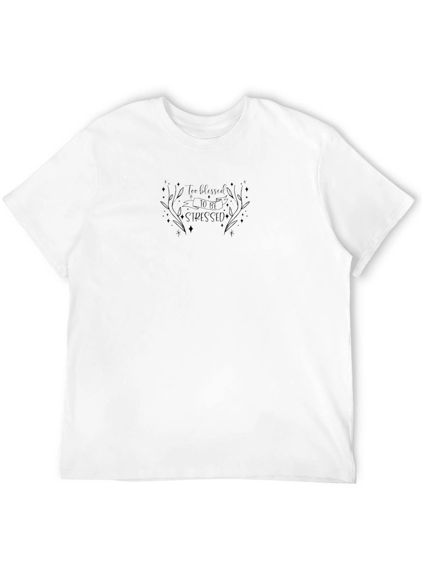 Too Blessed to Be Stressed Graphic Tee