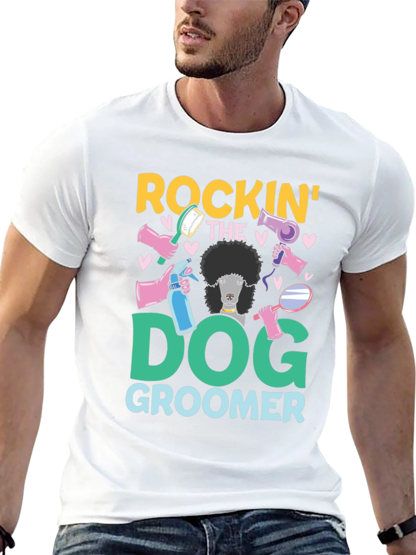Rockin Dog Groomer T-Shirt