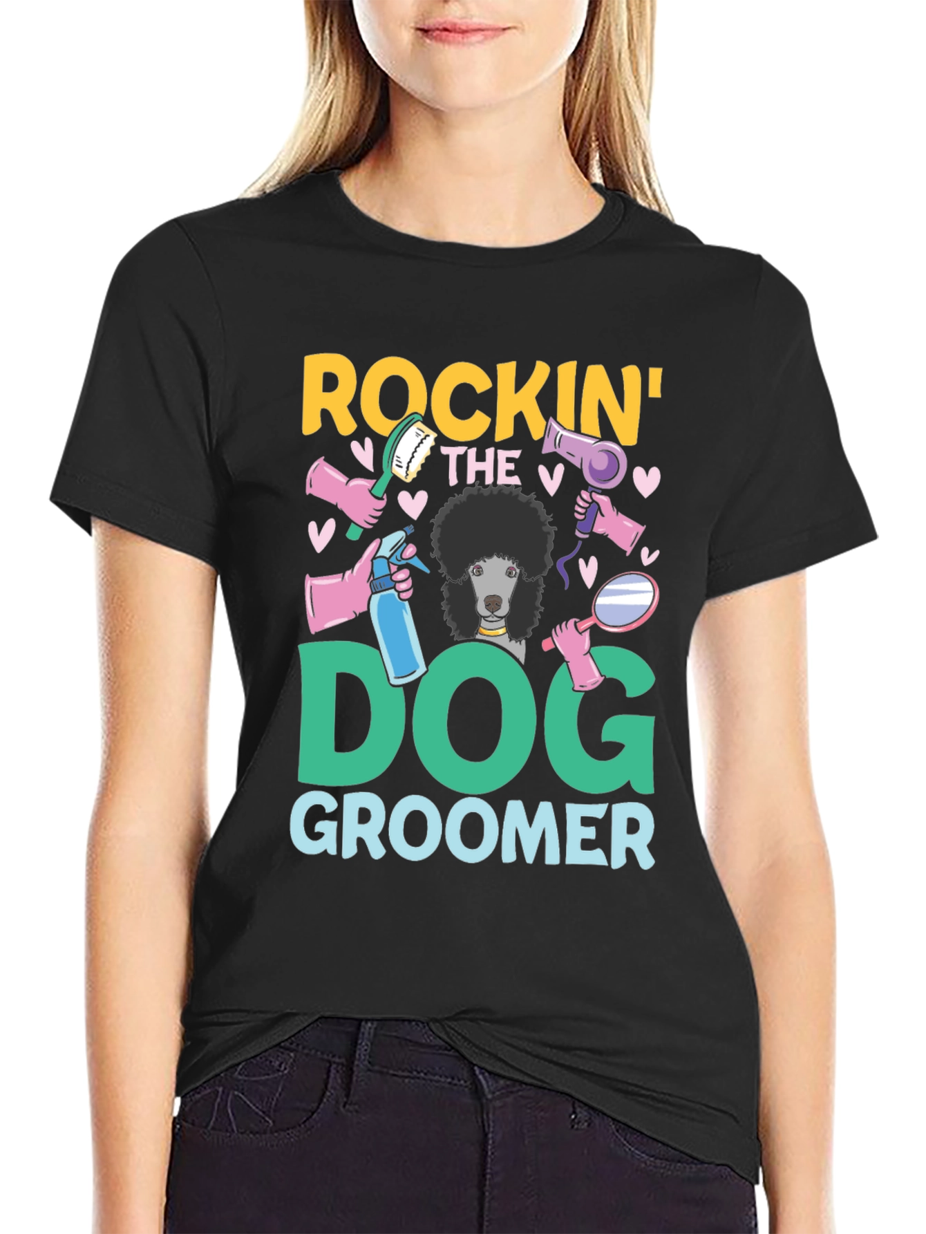 Rockin Dog Groomer T-Shirt