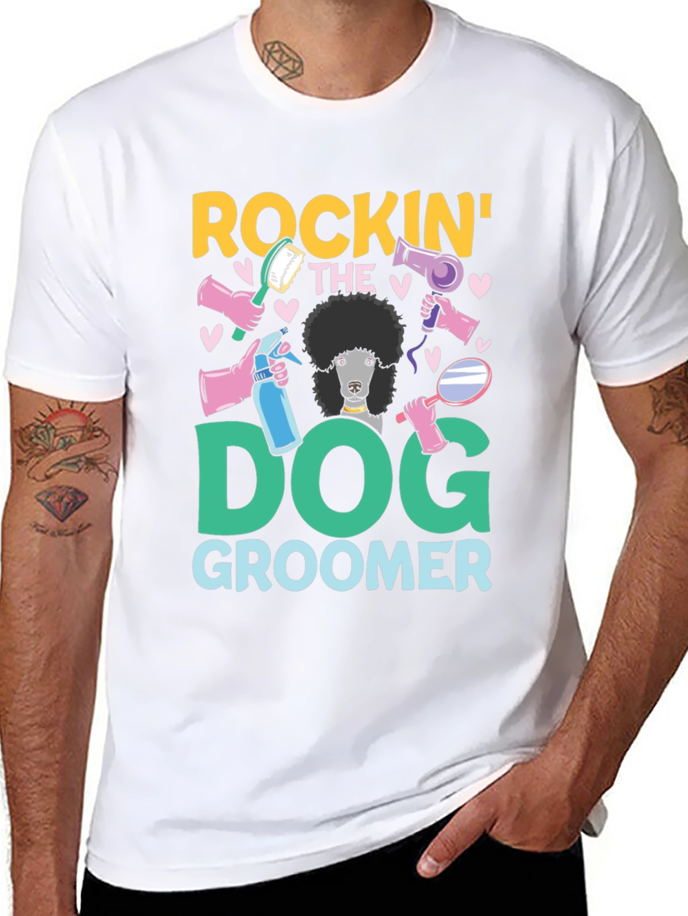Rockin Dog Groomer T-Shirt