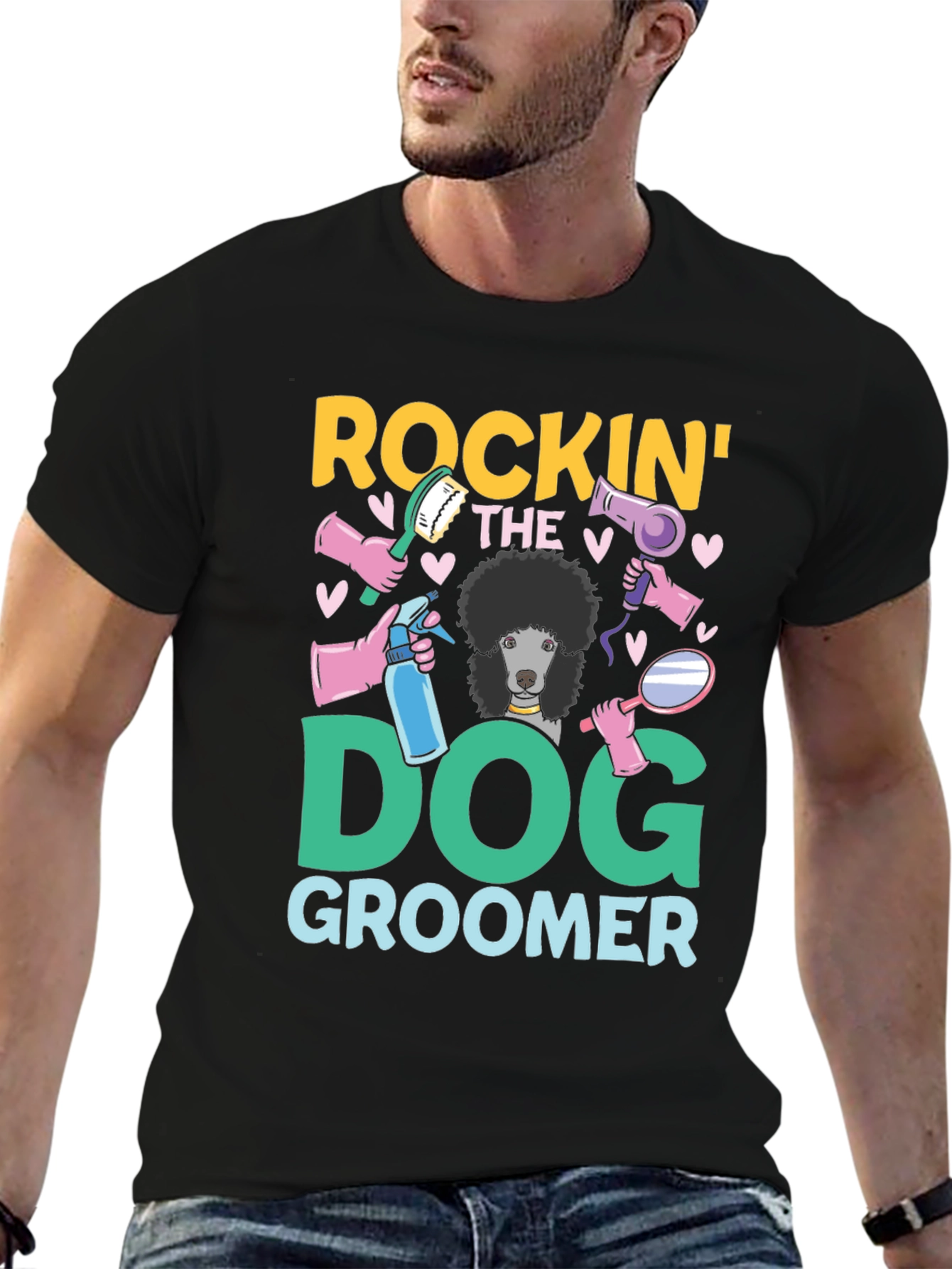 Rockin Dog Groomer T-Shirt