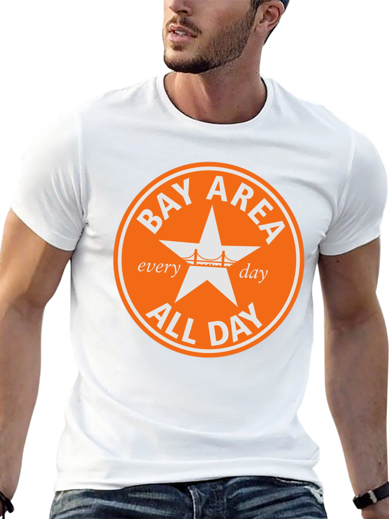Bay Area All Day Tee - Black Graphic T-Shirt