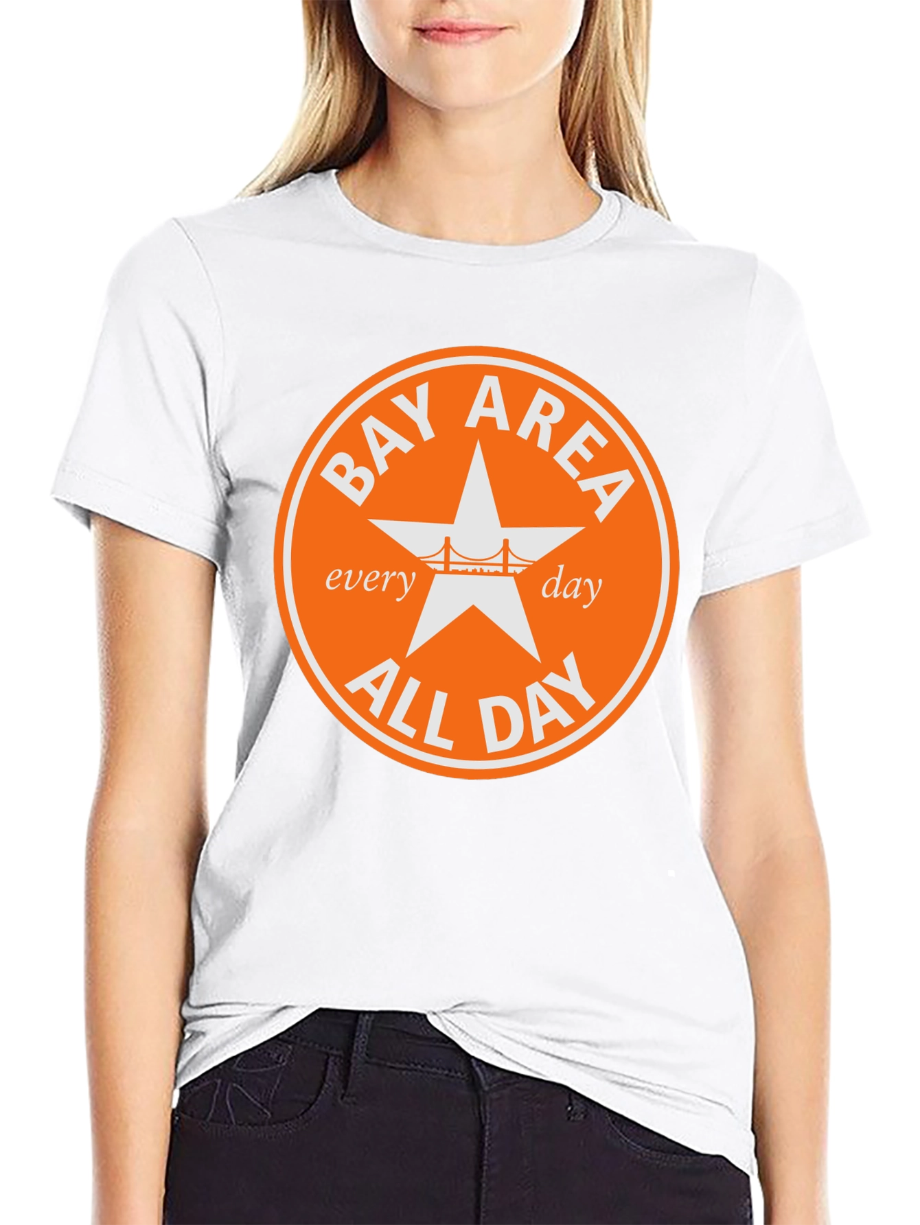 Bay Area All Day Tee - Black Graphic T-Shirt