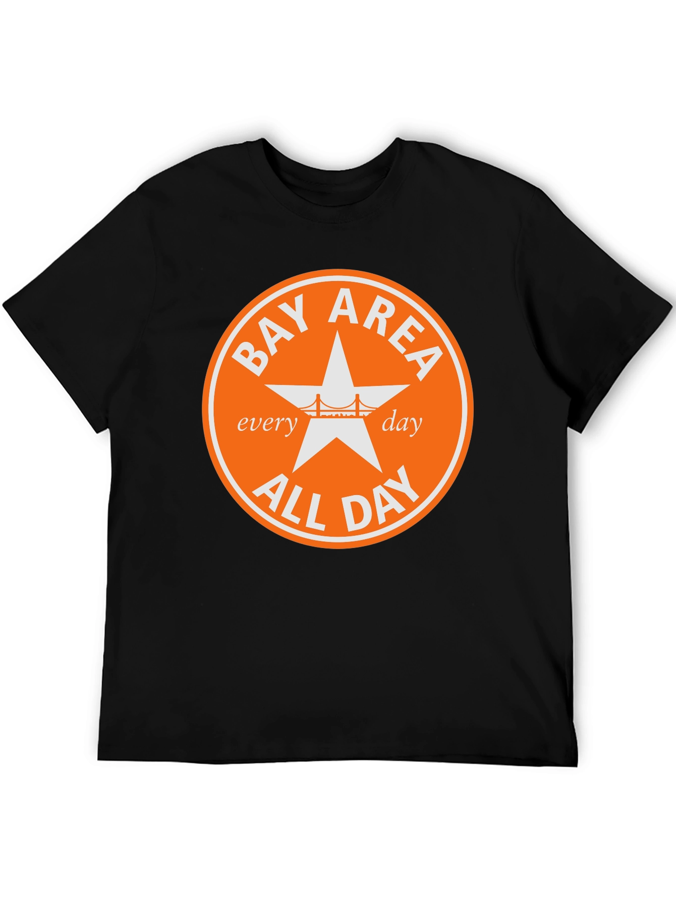 Bay Area All Day Tee - Black Graphic T-Shirt