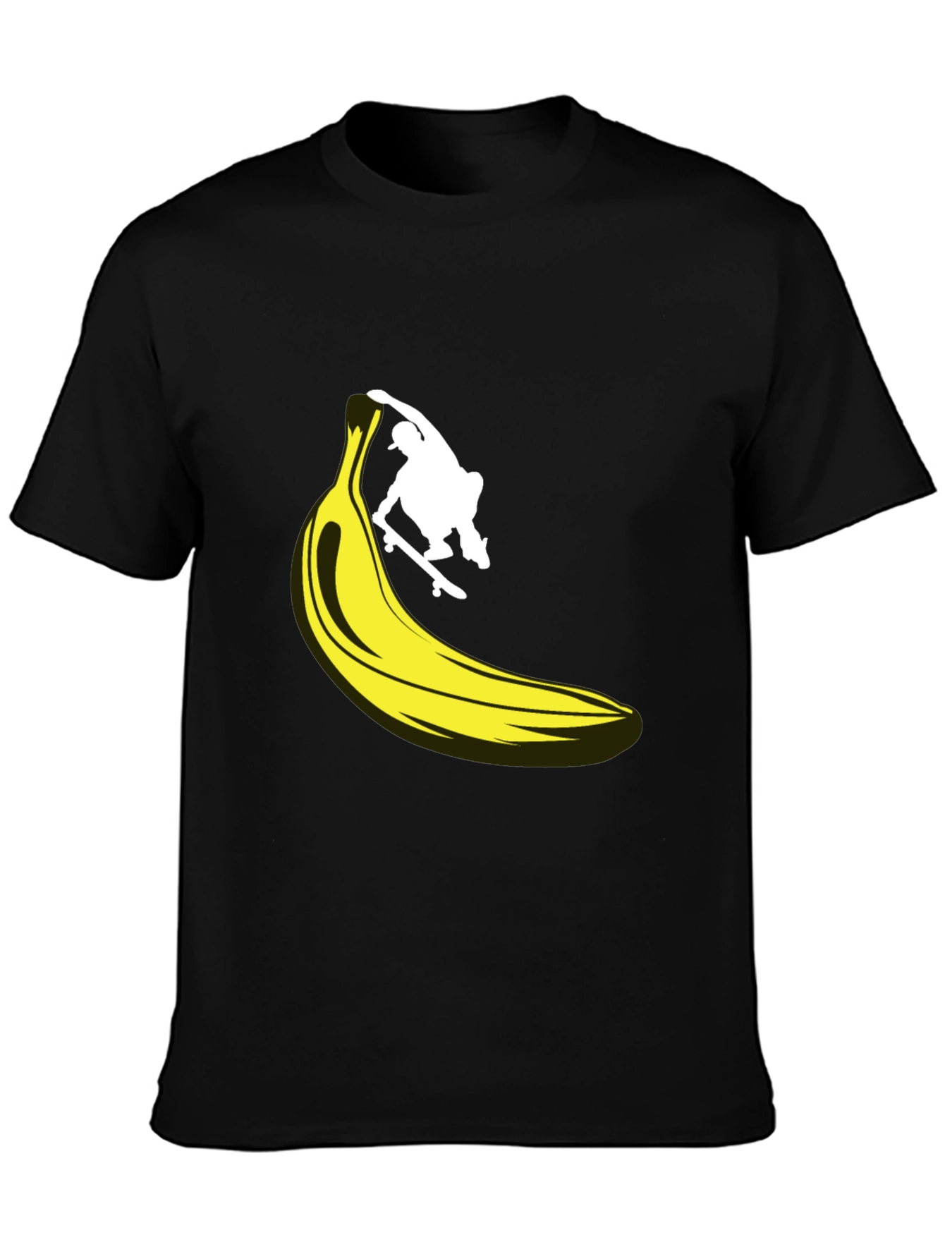 Banana Skateboarder Graphic T-Shirt