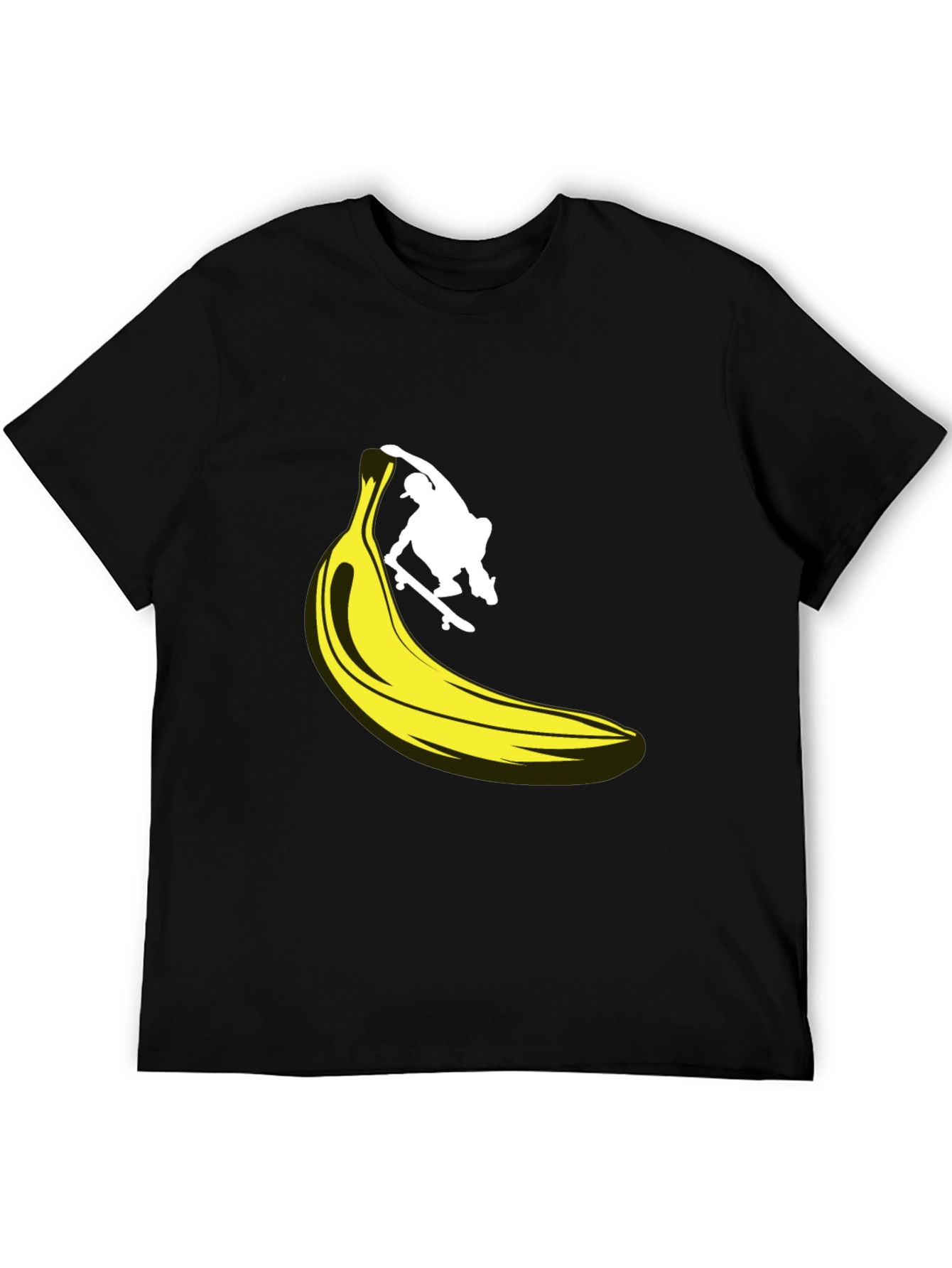 Banana Skateboarder Graphic T-Shirt