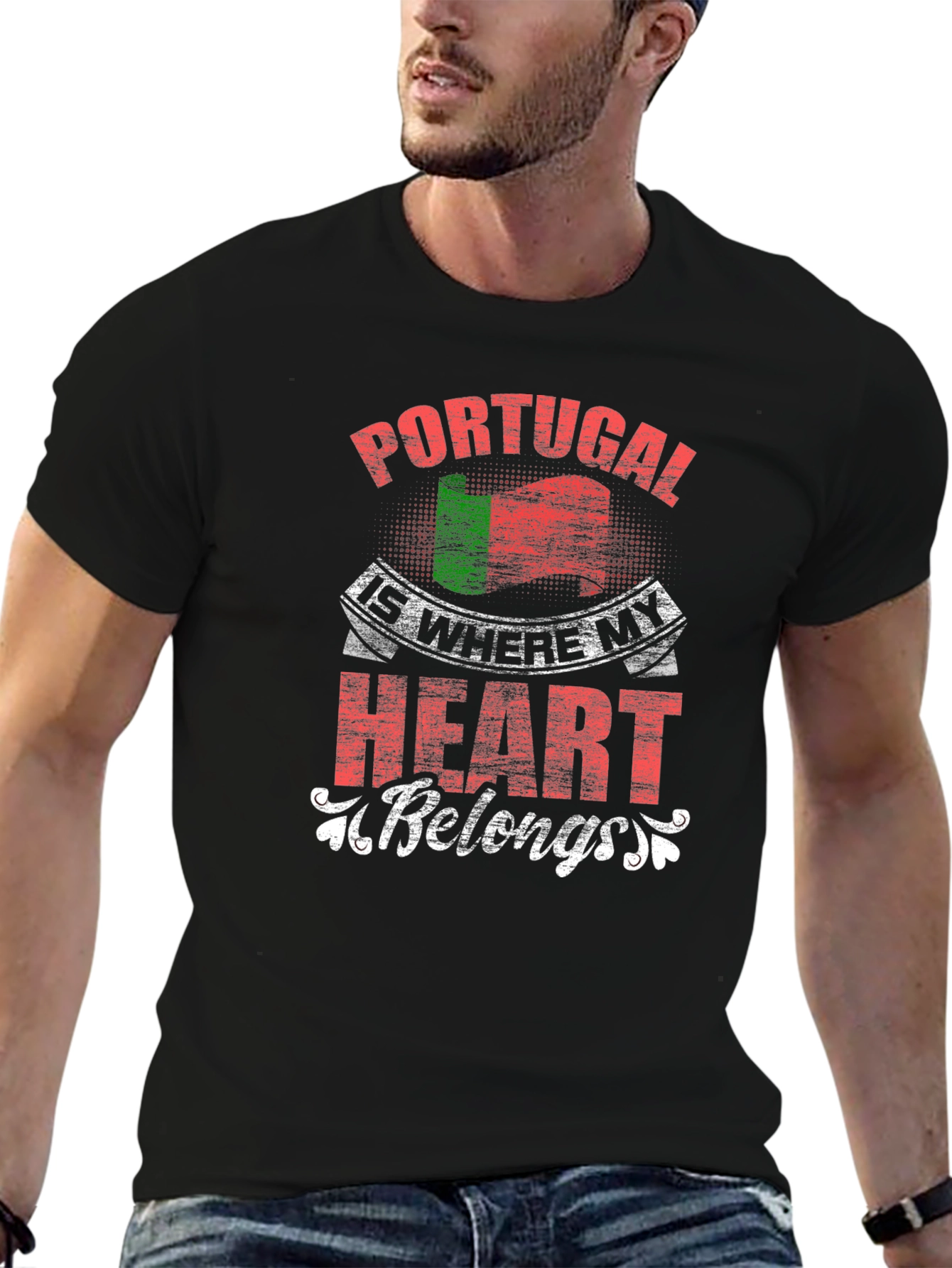 Portugal Pride T-Shirt - Where My Heart Belongs