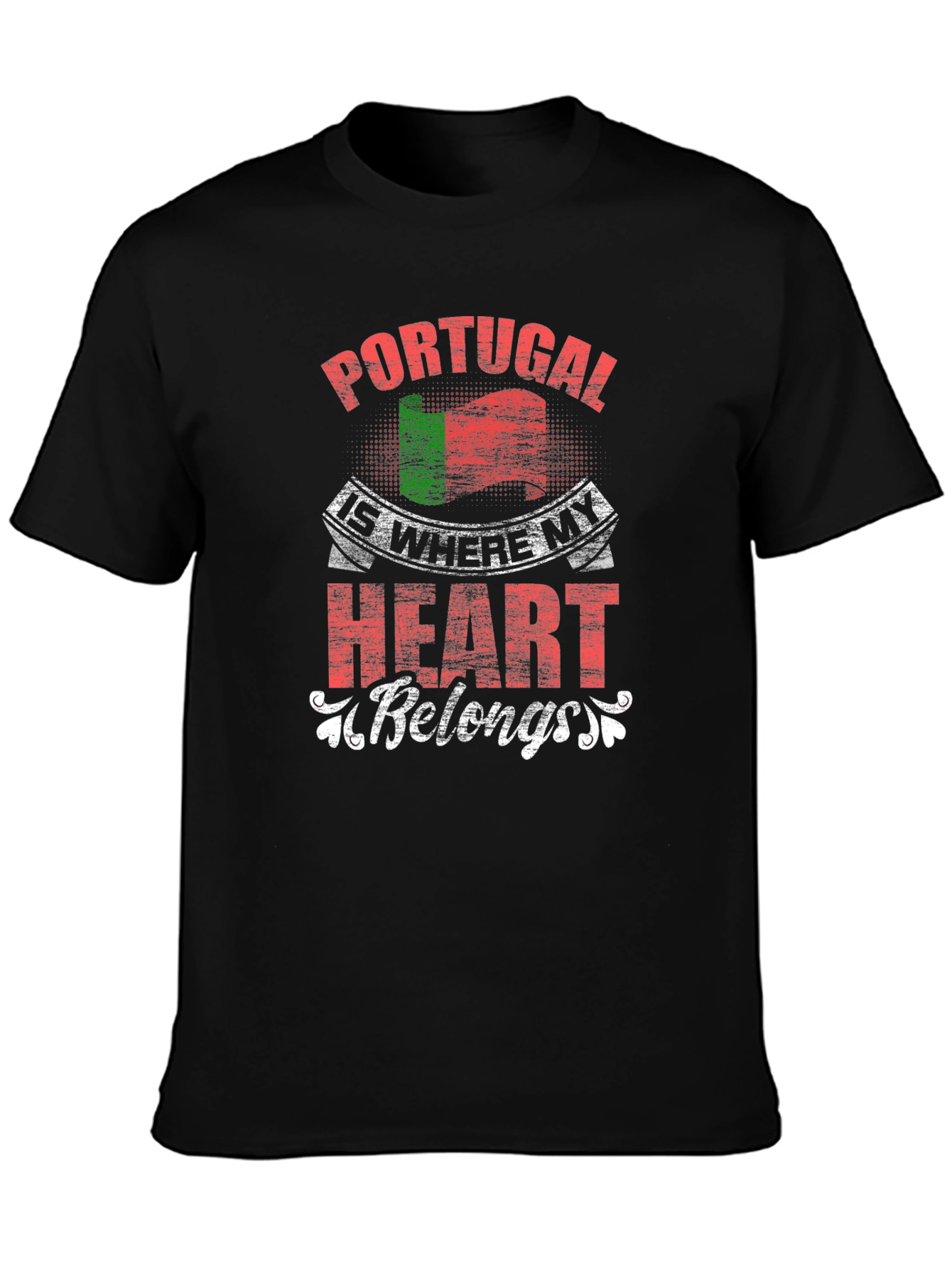 Portugal Pride T-Shirt - Where My Heart Belongs