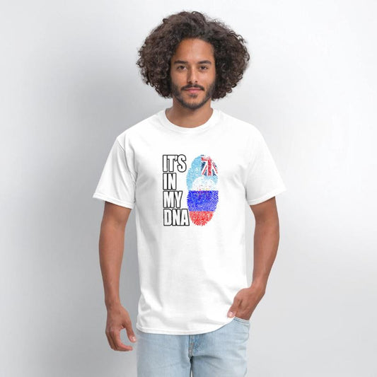 Fijian And Russian Mix Heritage DNA Flag