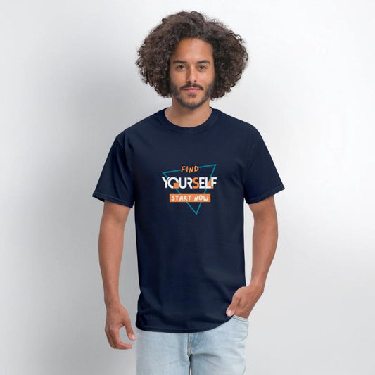 Find Yourself Stat Now – Motivational Quote T-Shir
