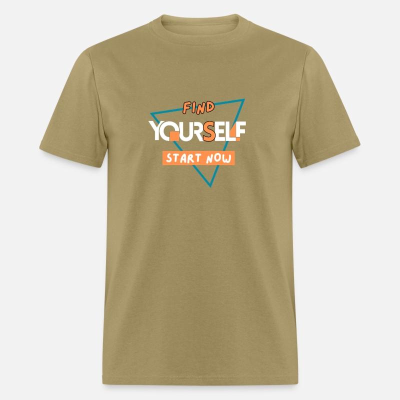 Find Yourself Stat Now – Motivational Quote T-Shir