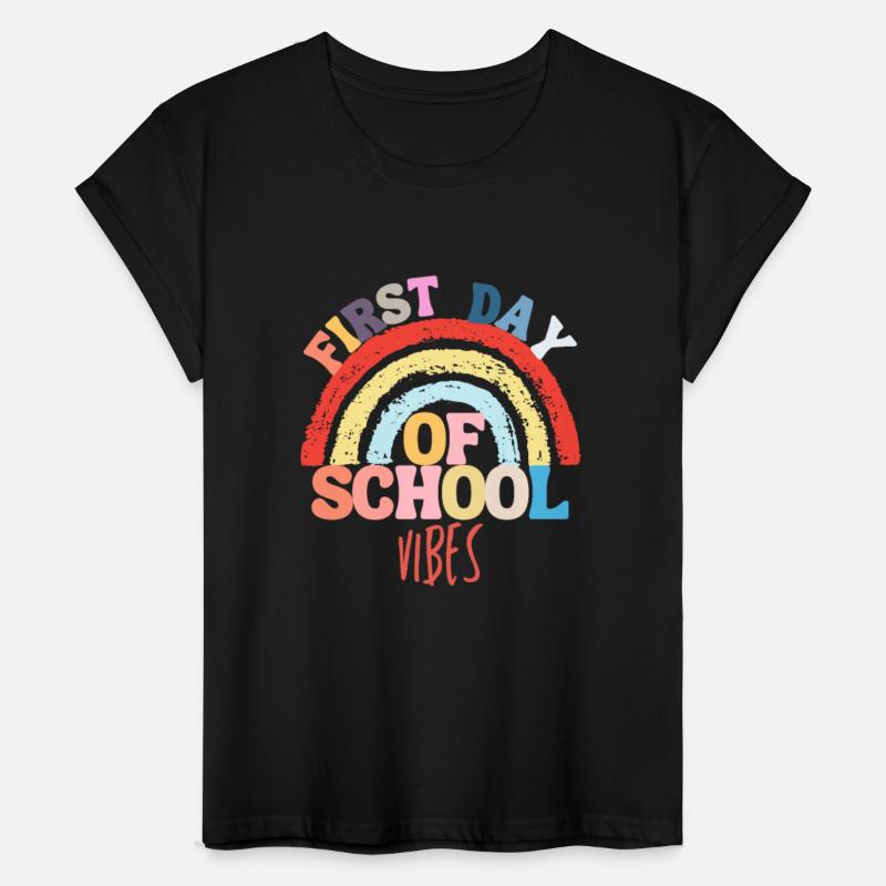 First day of school vibes rainbow