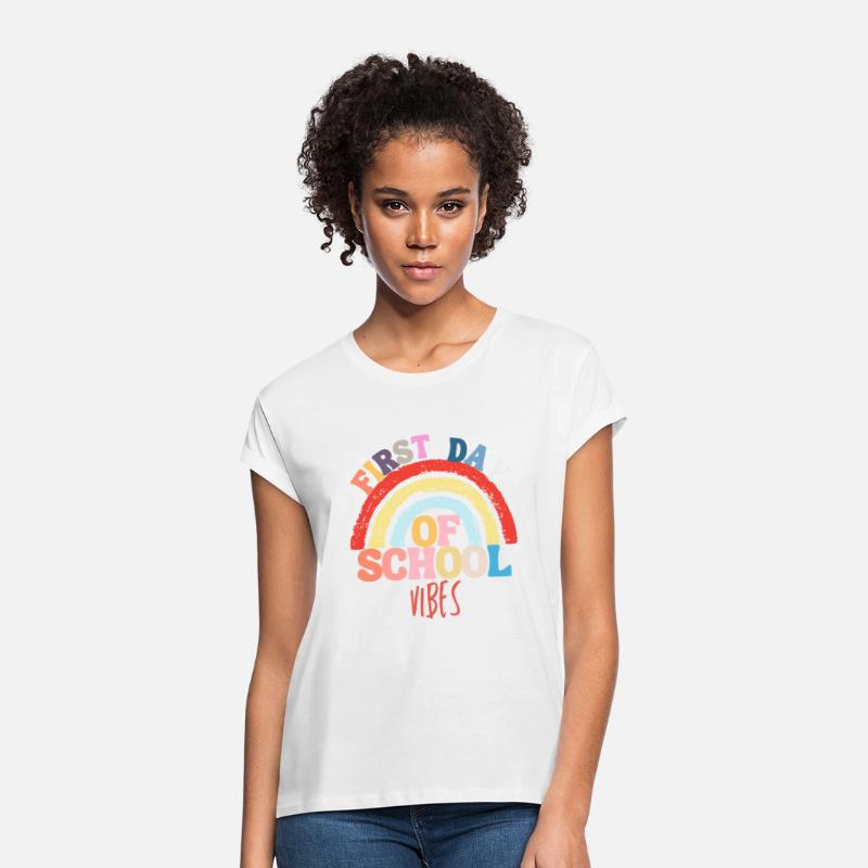 First day of school vibes rainbow