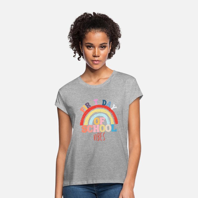 First day of school vibes rainbow