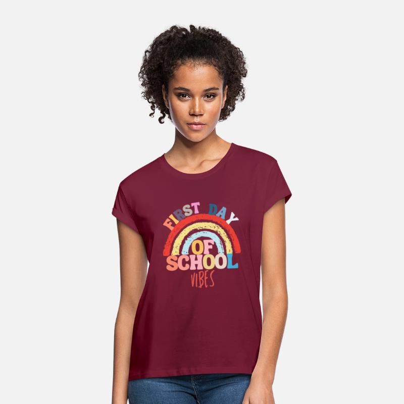 First day of school vibes rainbow