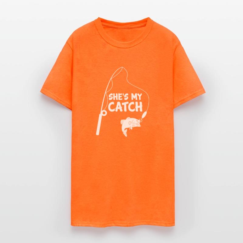 Fishing Couple She's My Catch Funny Bass Gift