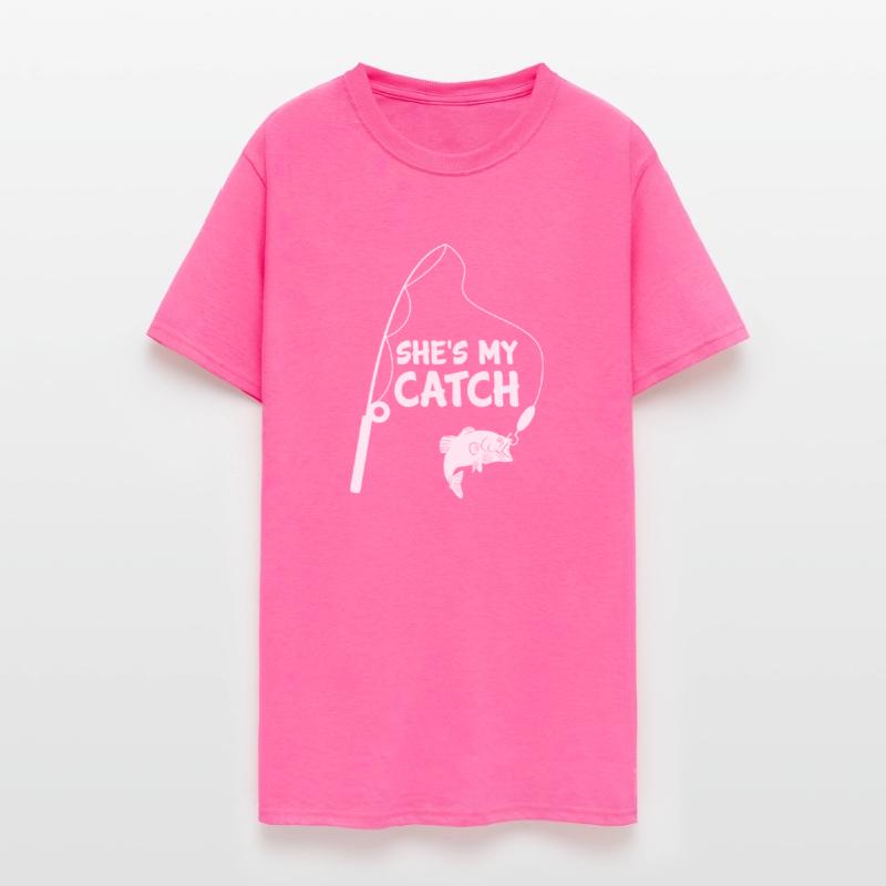 Fishing Couple She's My Catch Funny Bass Gift