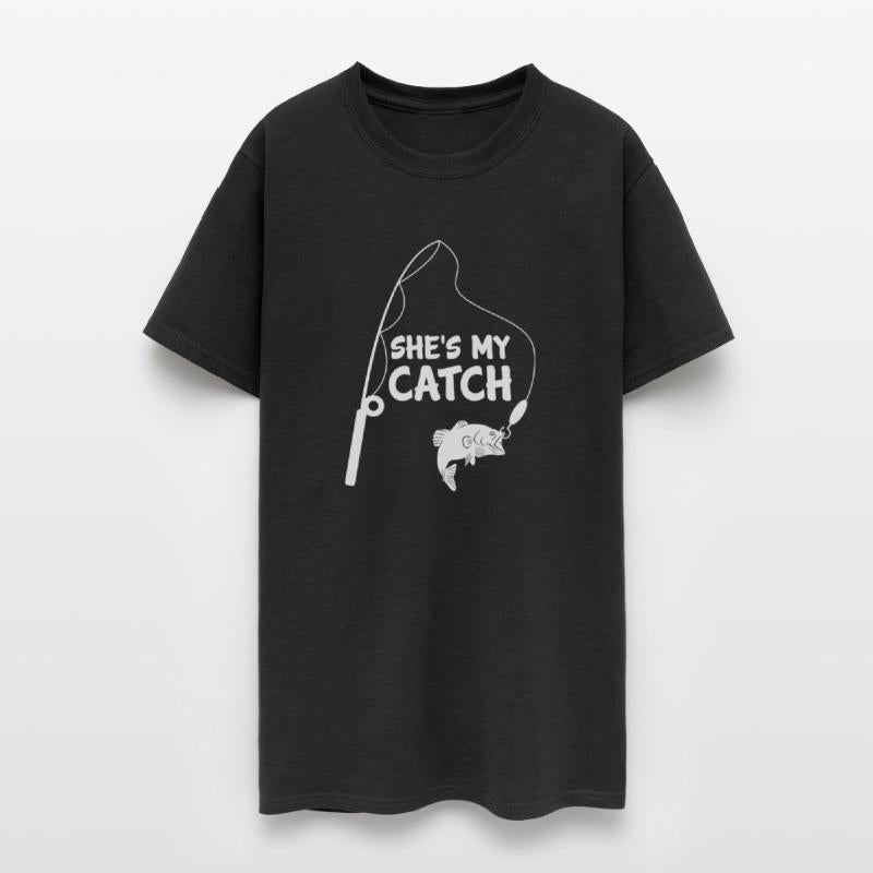 Fishing Couple She's My Catch Funny Bass Gift