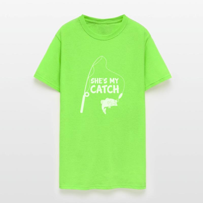 Fishing Couple She's My Catch Funny Bass Gift