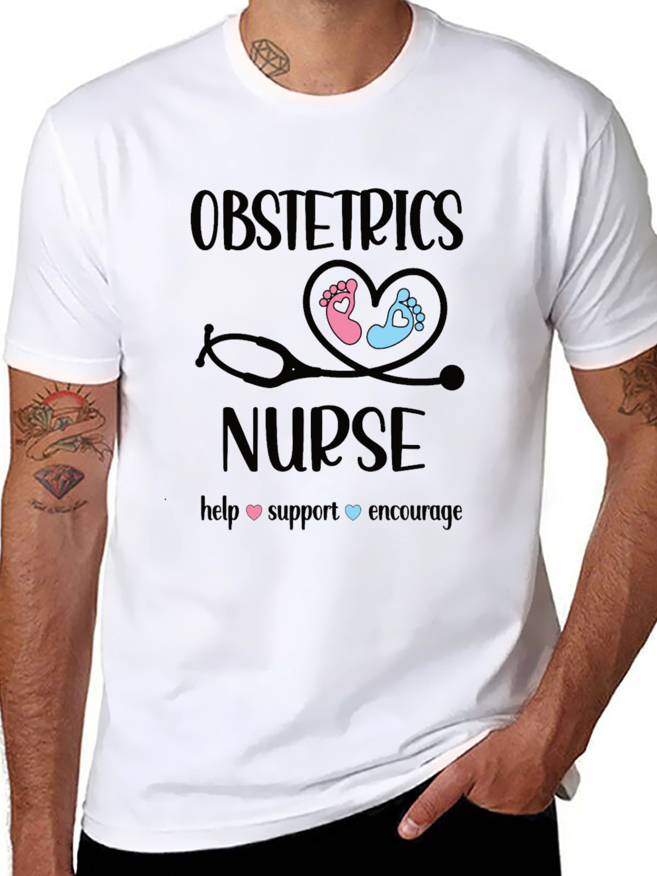 Obstetrics Nurse T-Shirt - Support Womens Health