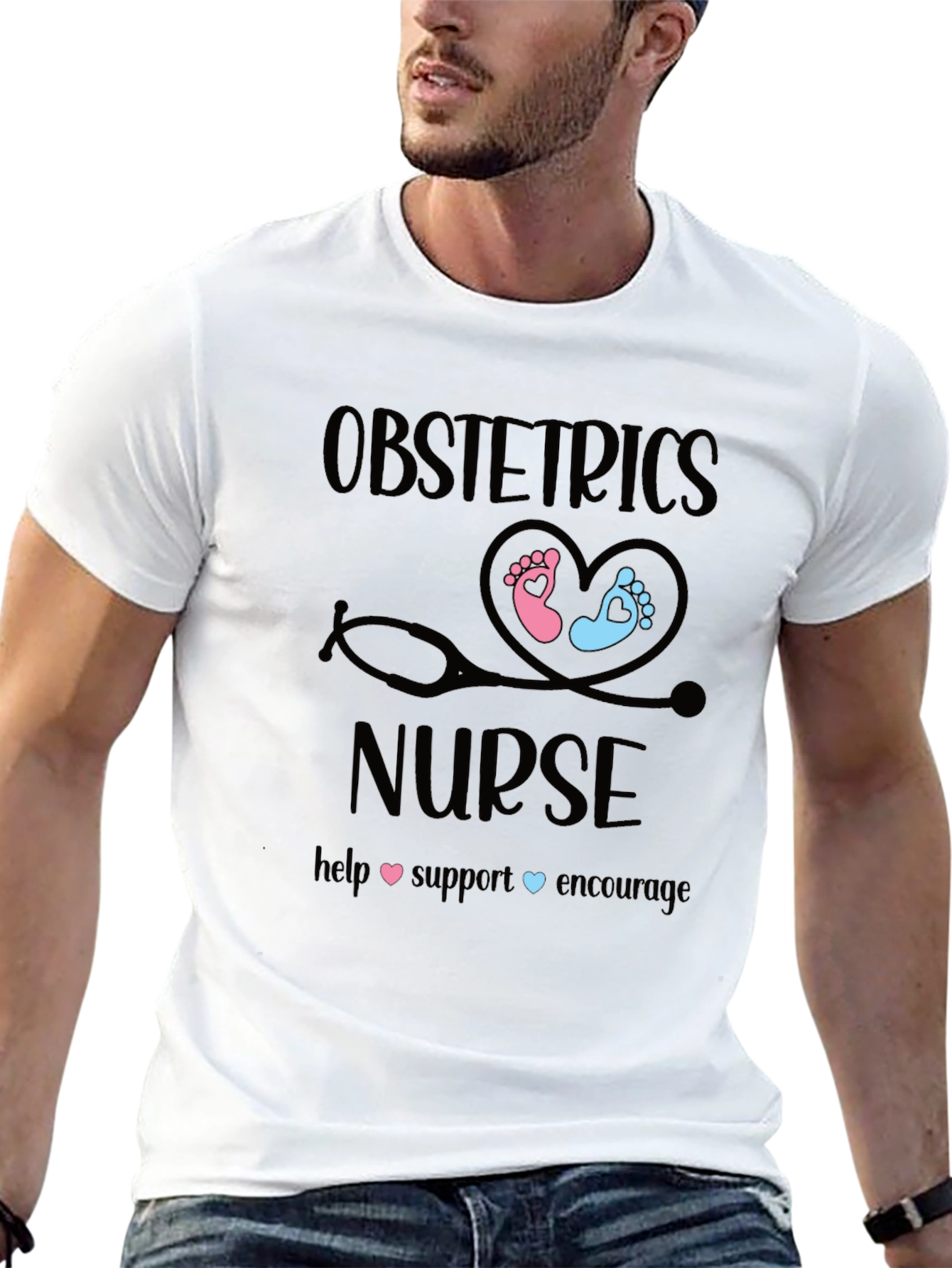 Obstetrics Nurse T-Shirt - Support Womens Health