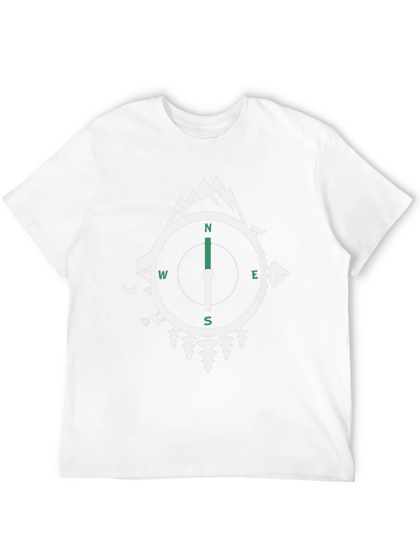 Adventure Compass Graphic Tee - Black
