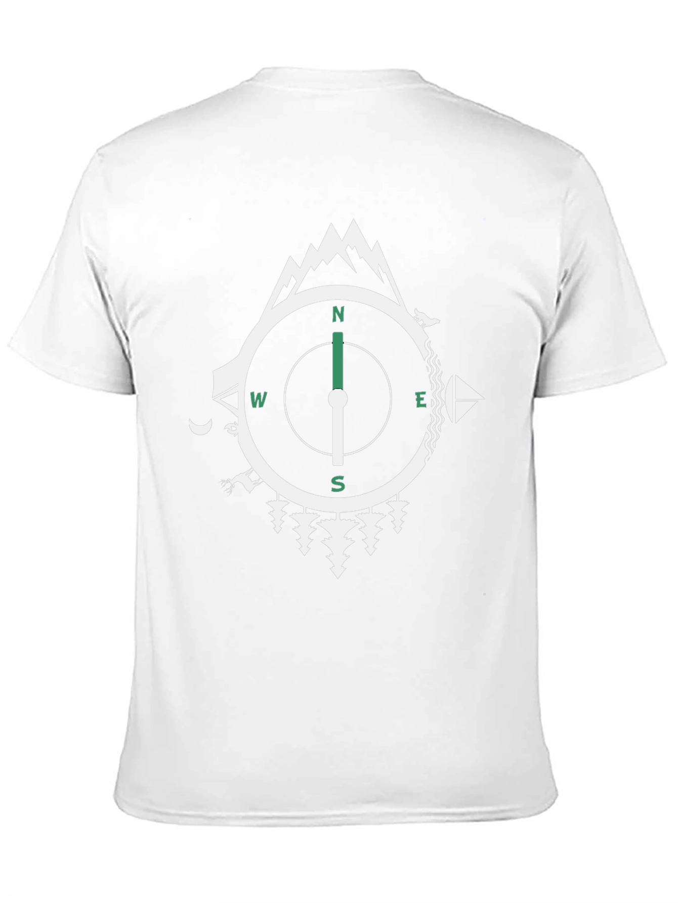 Adventure Compass Graphic Tee - Black