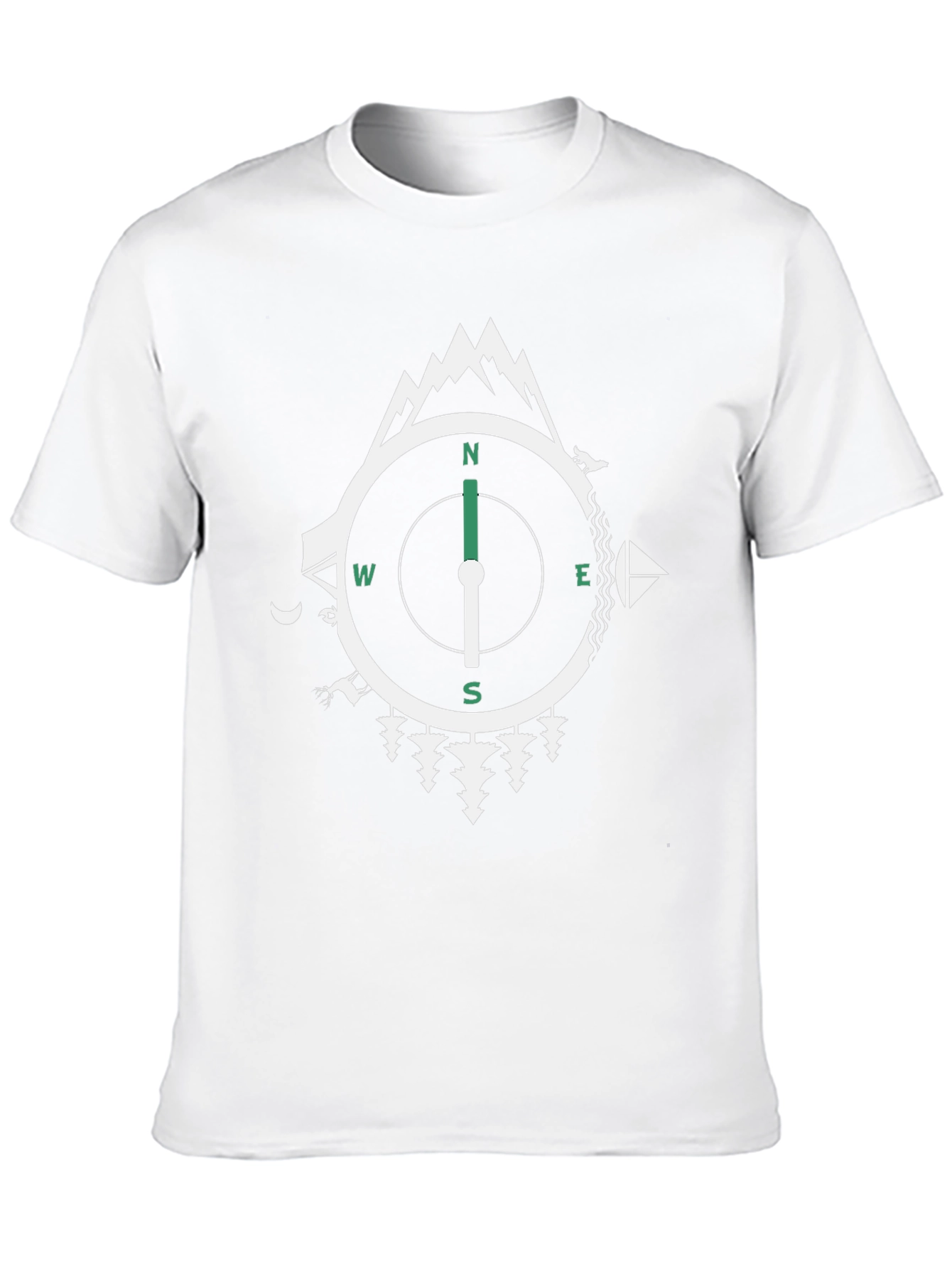 Adventure Compass Graphic Tee - Black