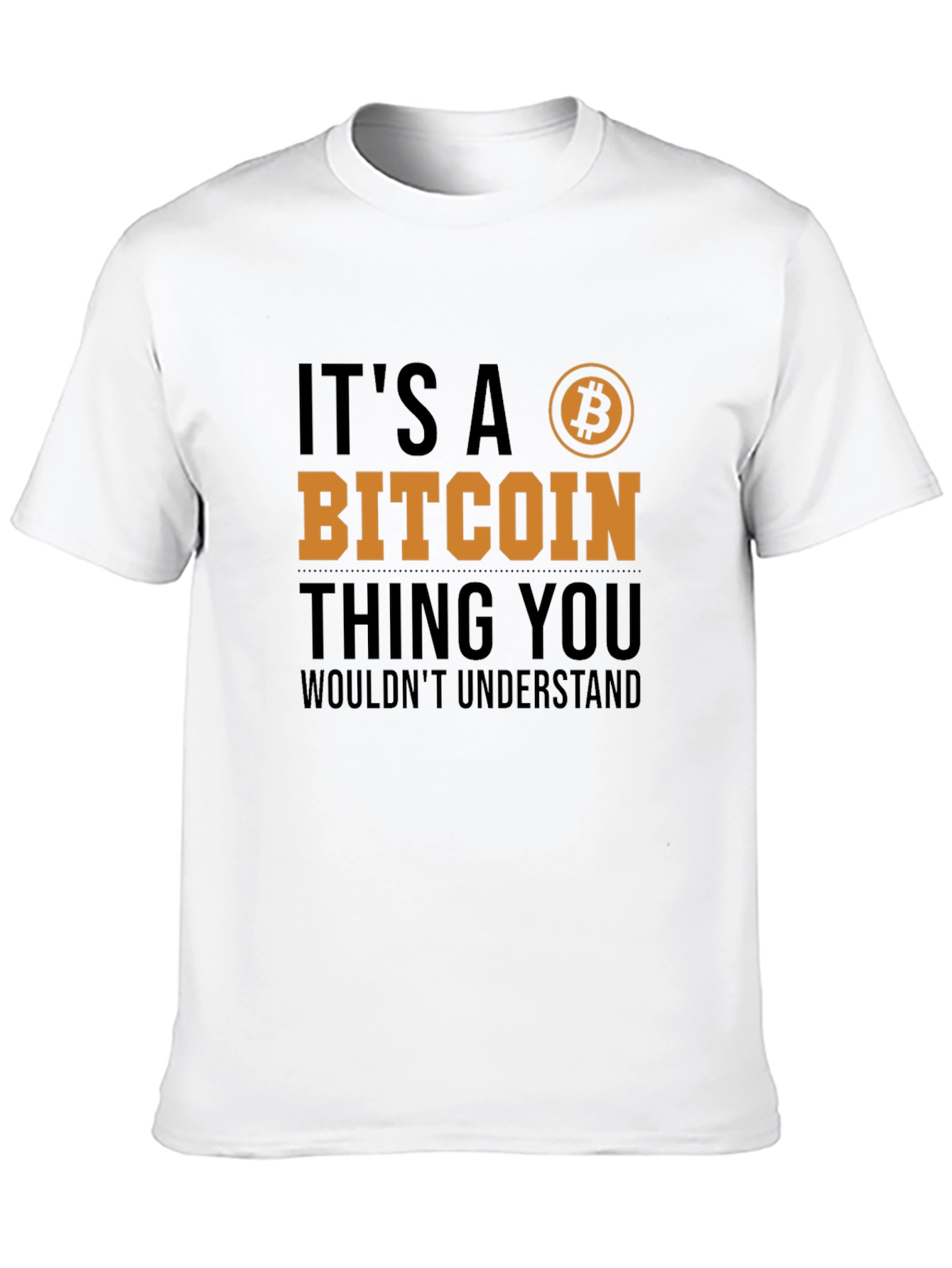 Bitcoin Thing Graphic Tee - Crypto Fan T-Shirt