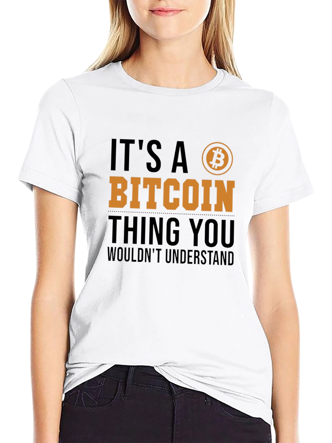Bitcoin Thing Graphic Tee - Crypto Fan T-Shirt