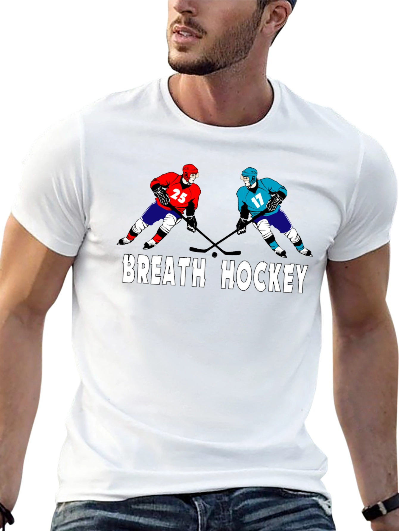 Breath Hockey Graphic T-Shirt