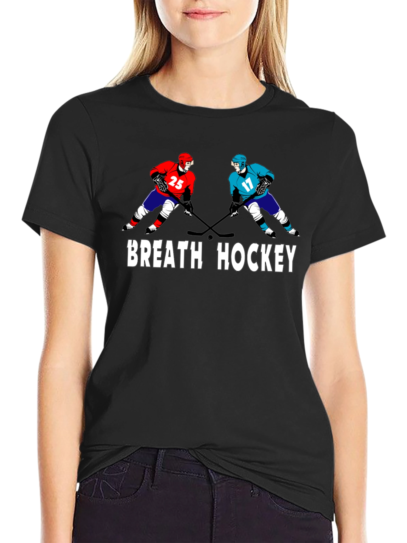 Breath Hockey Graphic T-Shirt