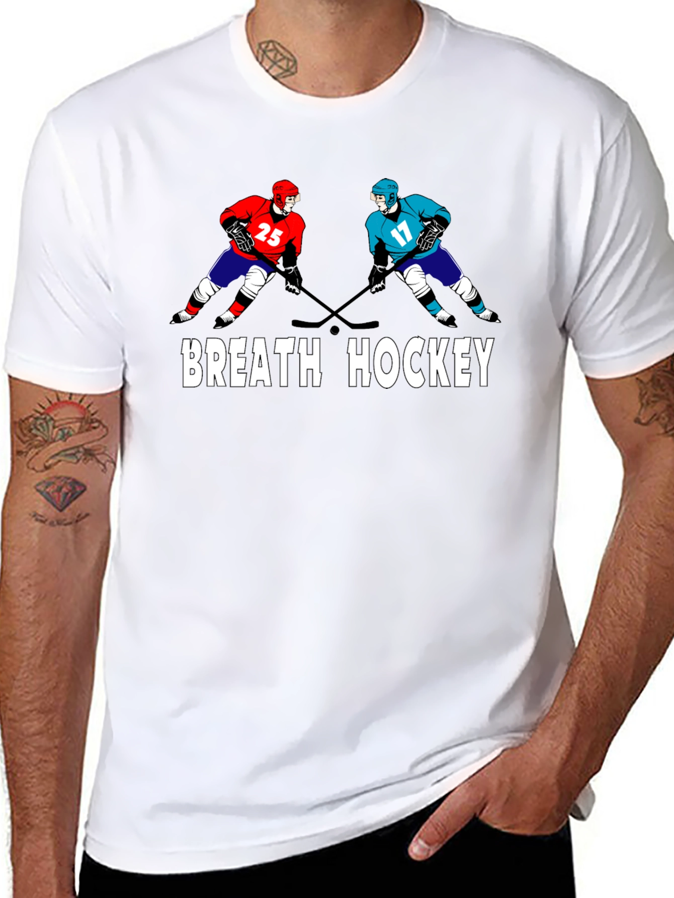 Breath Hockey Graphic T-Shirt