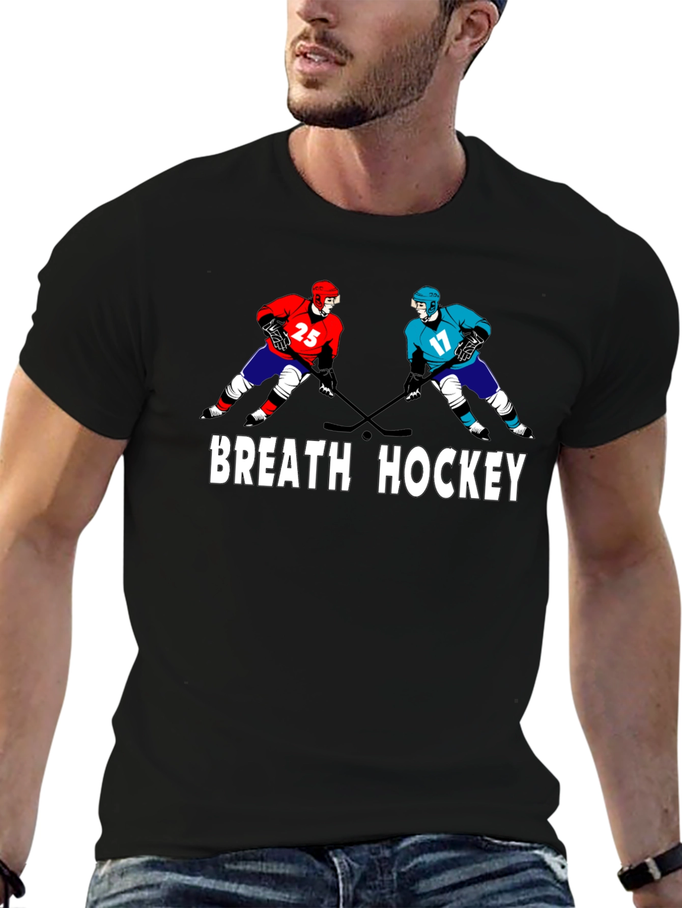 Breath Hockey Graphic T-Shirt