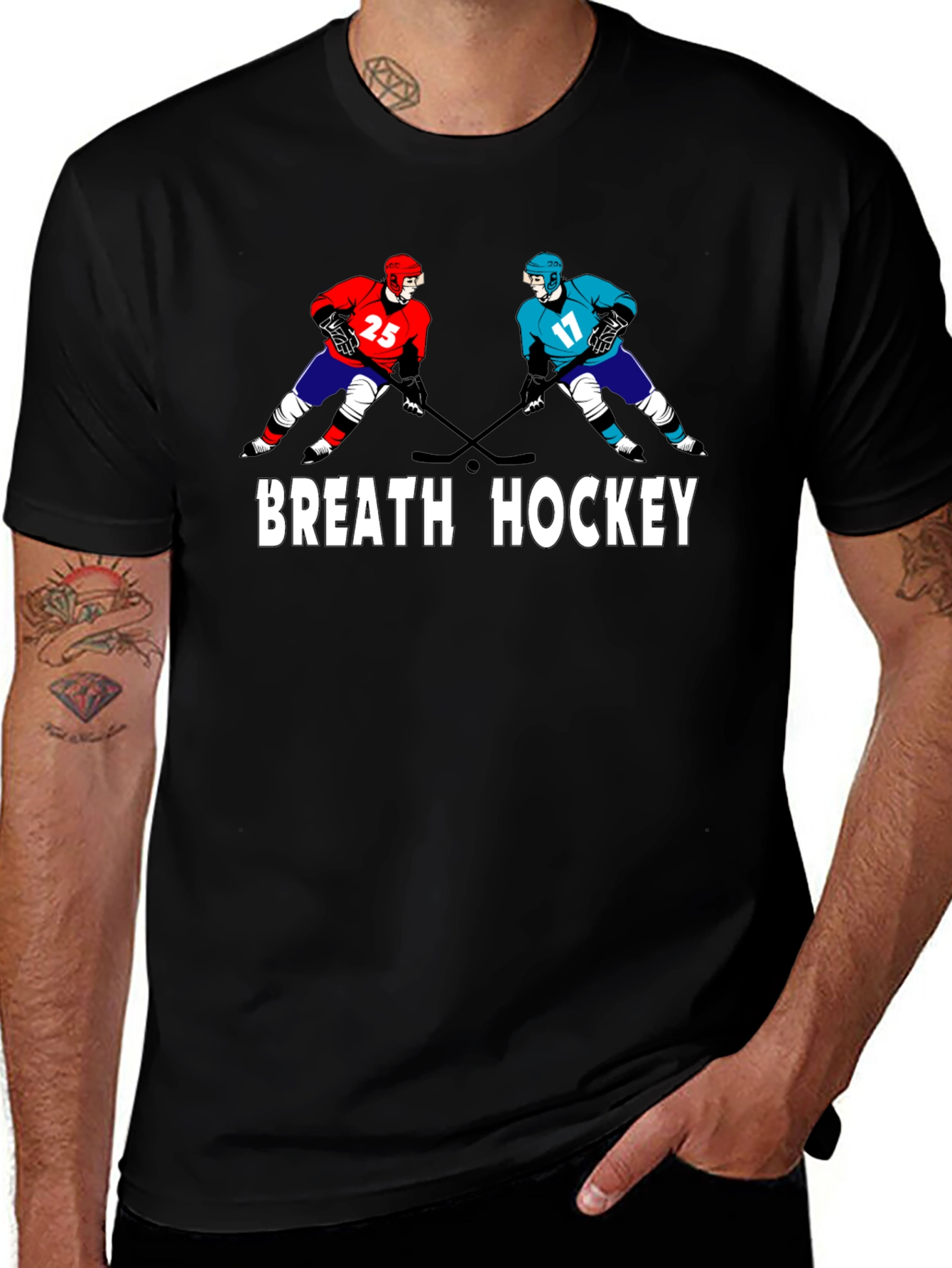 Breath Hockey Graphic T-Shirt