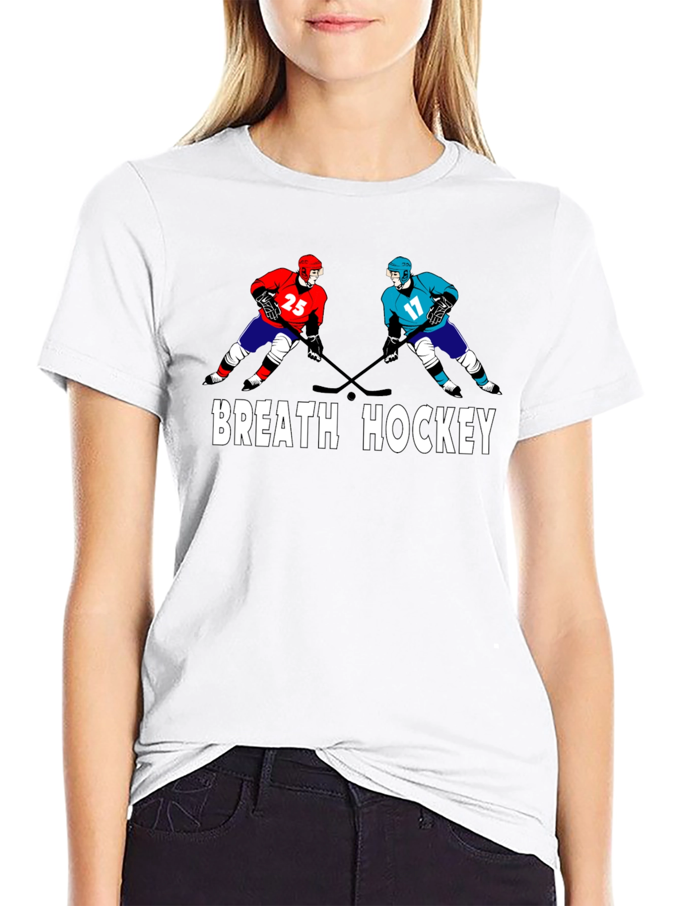 Breath Hockey Graphic T-Shirt