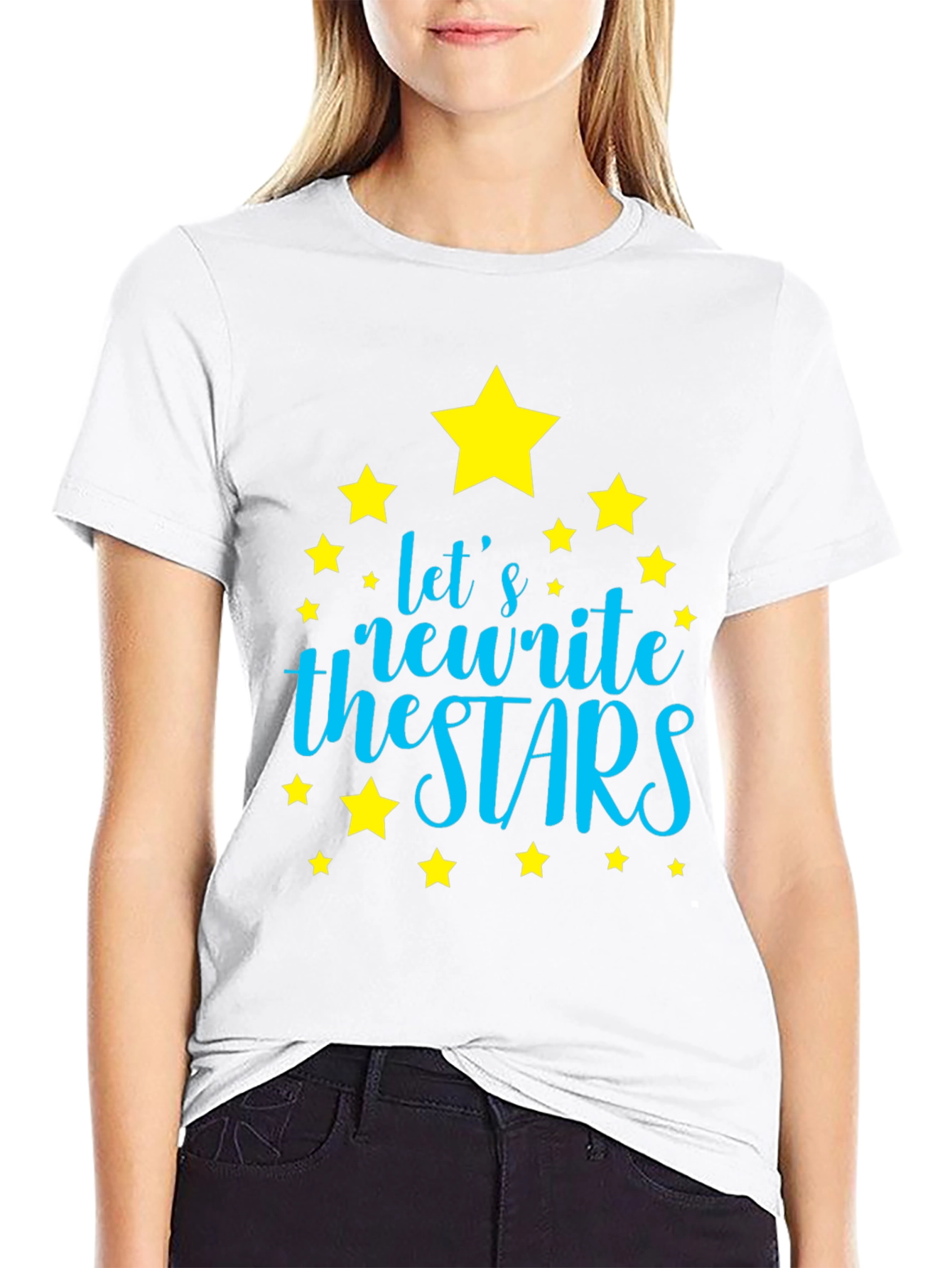 Lets Rewrite the Stars T-Shirt - Trendy Graphic Tee