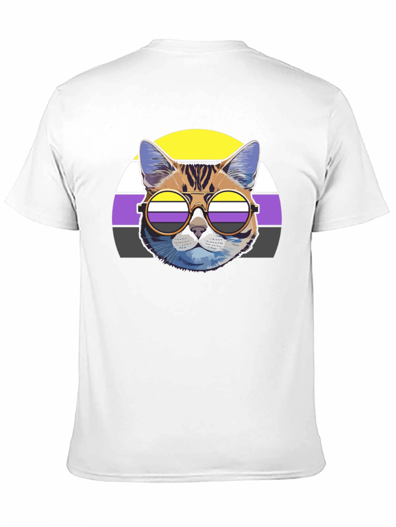 Nonbinary Cat Pride T-Shirt