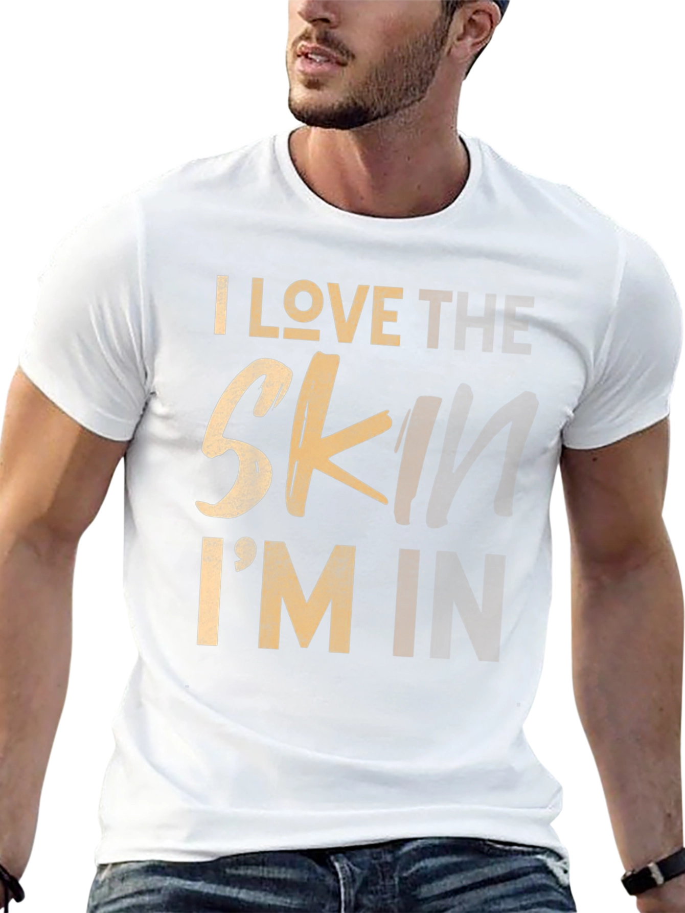 I Love The Skin Im In Graphic Tee