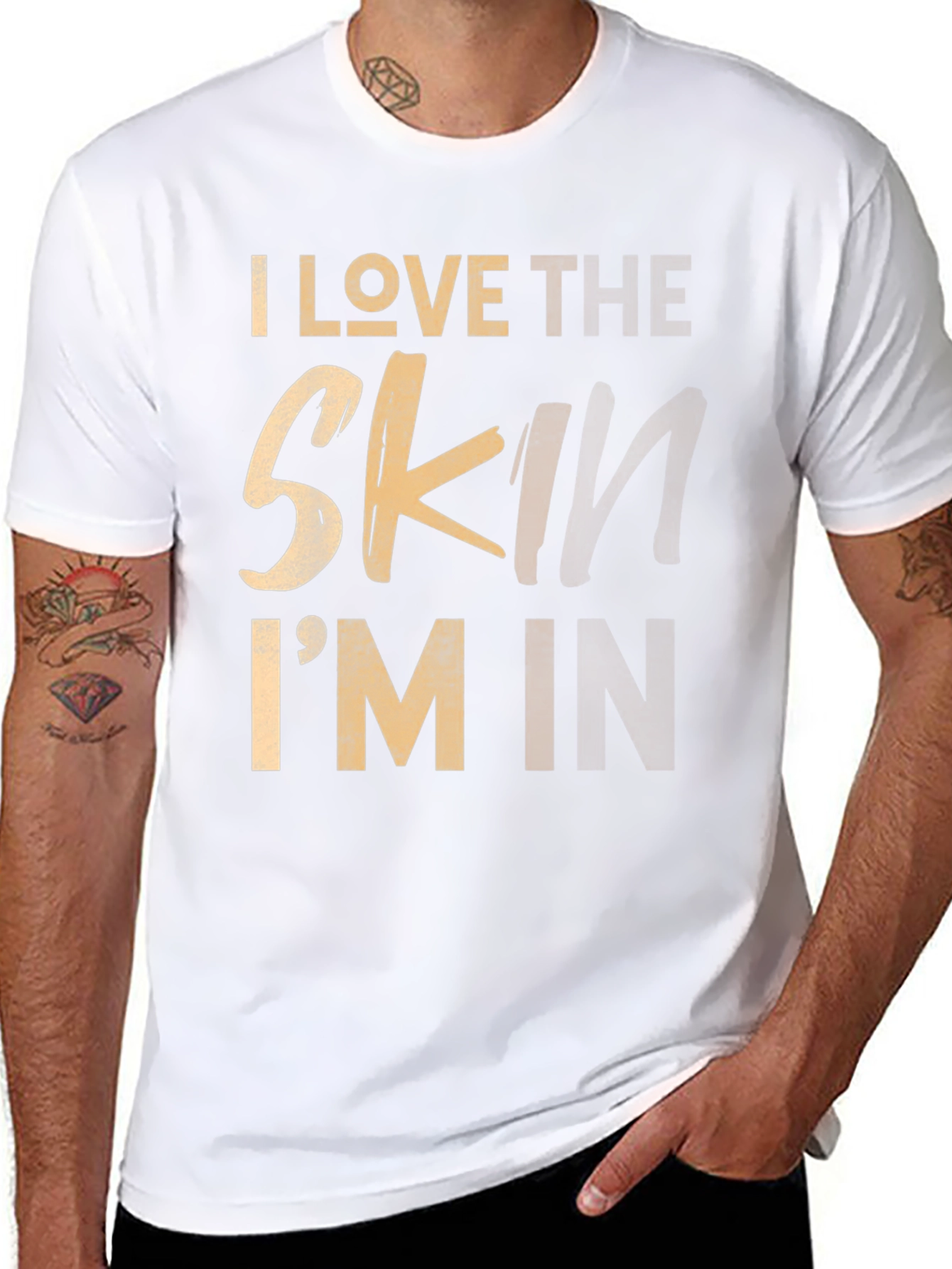 I Love The Skin Im In Graphic Tee