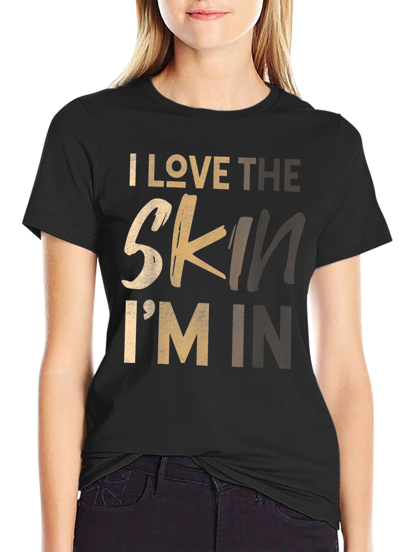 I Love The Skin Im In Graphic Tee