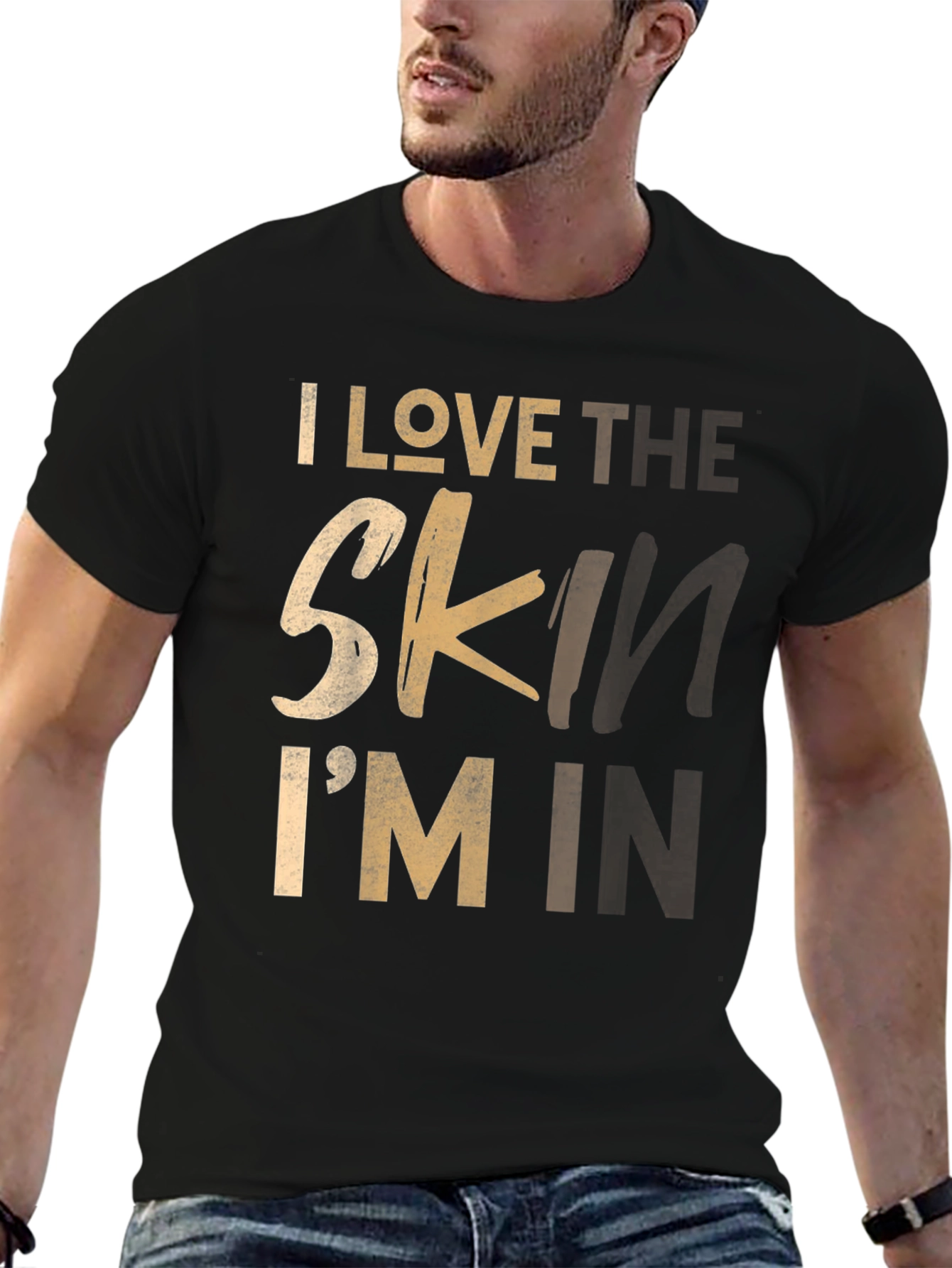 I Love The Skin Im In Graphic Tee