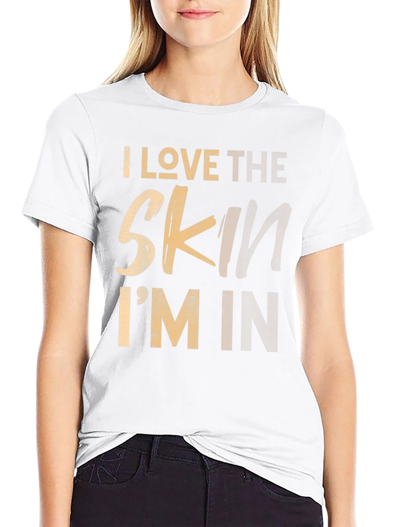 I Love The Skin Im In Graphic Tee